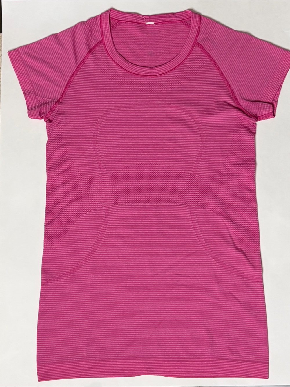 Lululemon Swiftly Tech Short Sleeve Hip-Length Top Pink